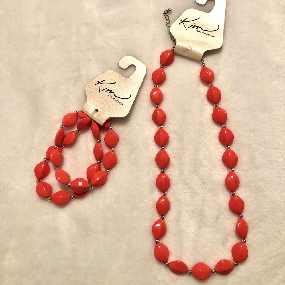 NWT Kim Rogers Matching necklace and bracelet set